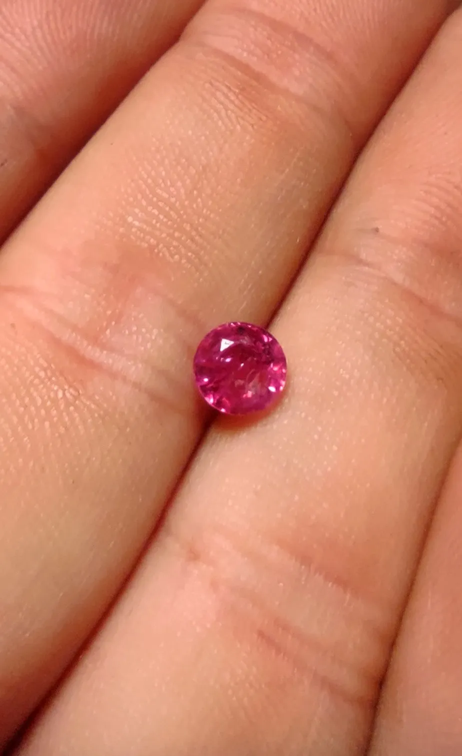 1.21 CT NATURAL HOT PINK AFRICAN SAPPHIRE