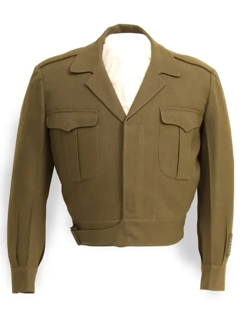 1944 Dwight Eisenhower Green Wool Jacket - William Jacket