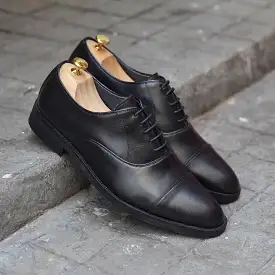 502-1 Oxford MattBlack x Black Soles