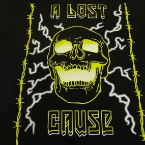 A LOST CAUSE High Voltage Skull Graphic T-Shirt