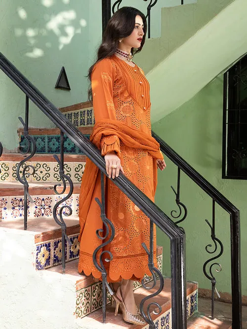 Afsaneh by Mahnur Embroidered Karandi Unstitched 3Pc Suit D-01 Flavia