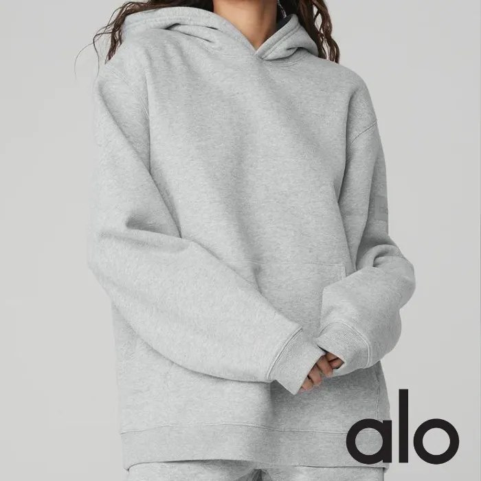 ALO Yoga  |Unisex Logo Hoodies & Sweatshirts