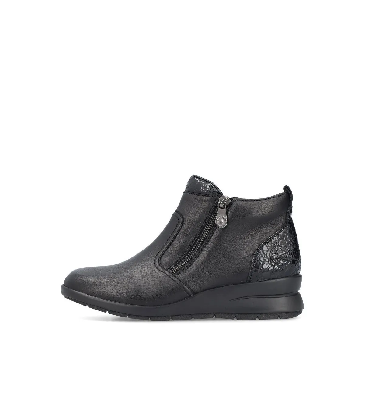 Anatomical Casual Rieker Boots-Black L4861-00