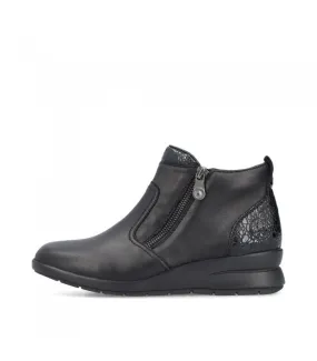 Anatomical Casual Rieker Boots-Black L4861-00