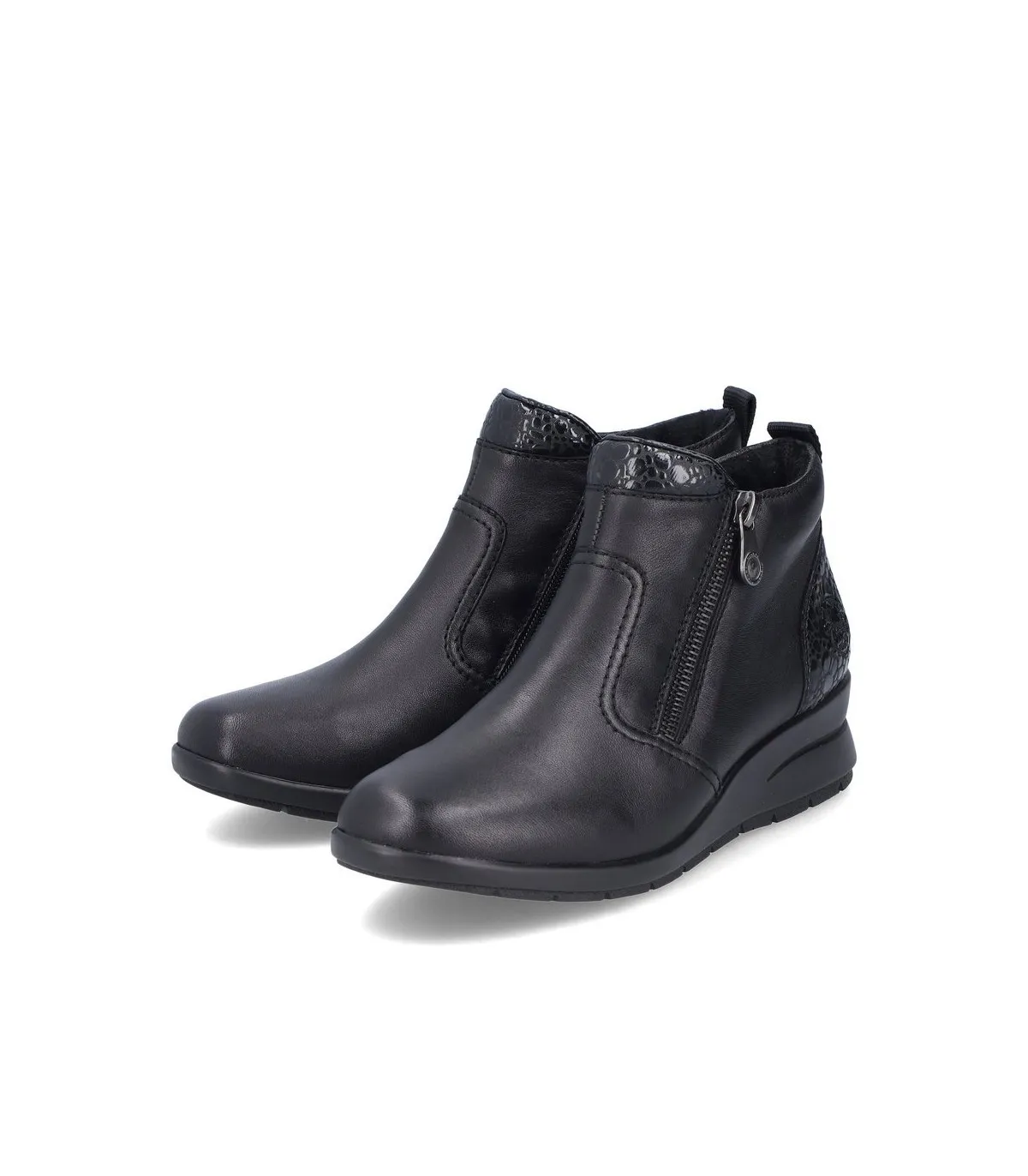 Anatomical Casual Rieker Boots-Black L4861-00