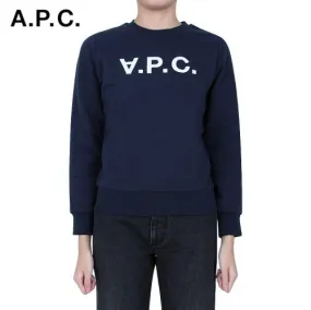 A.P.C.  |Long Sleeves Cotton Logo Hoodies & Sweatshirts