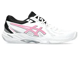 Asics Women's BLADE FF - WHITE/HOT PINK