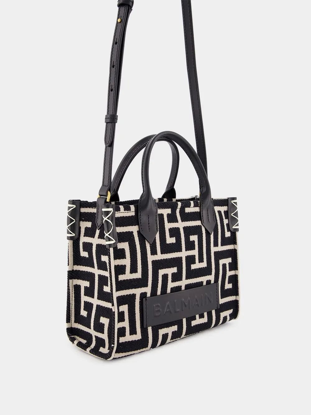 B-Army Monogrammed Jacquard Tote Bag