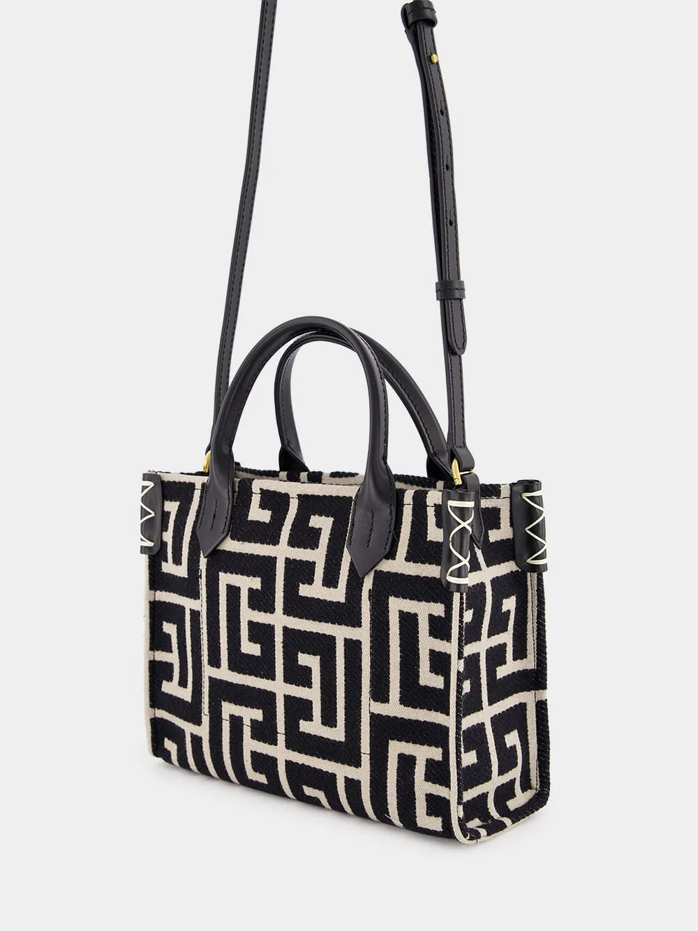 B-Army Monogrammed Jacquard Tote Bag