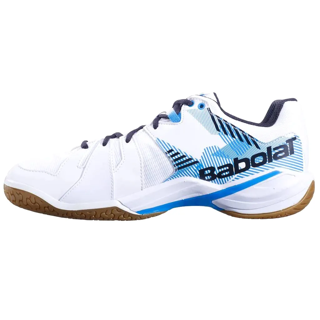 Babolat Men's Shadow Spirit Badminton Shoes- White/Black