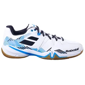 Babolat Men's Shadow Spirit Badminton Shoes- White/Black