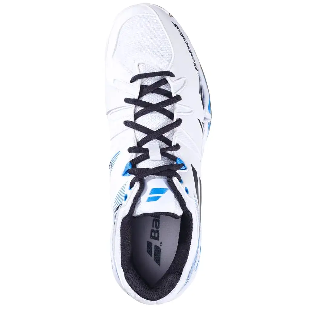 Babolat Men's Shadow Spirit Badminton Shoes- White/Black