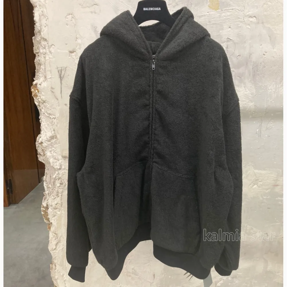 BALENCIAGA  |Long Sleeves Plain Hoodies & Sweatshirts