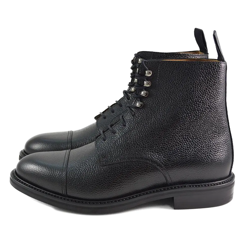 Berwick 1707 Grain Cap Toe Boot (321) - Black Grain