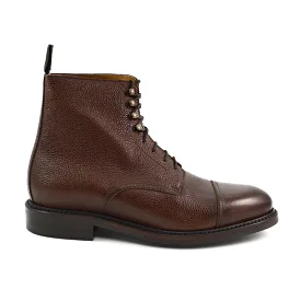 Berwick 1707 Grain Cap Toe Boot (321) - Dark Brown