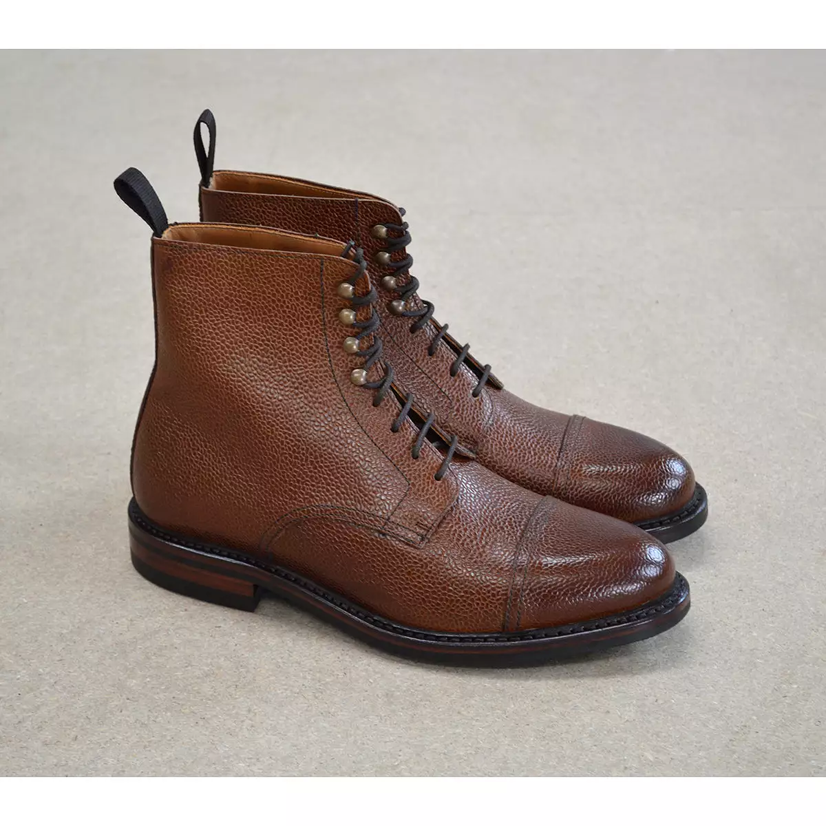 Berwick 1707 Grain Cap Toe Boot (321) - Tan