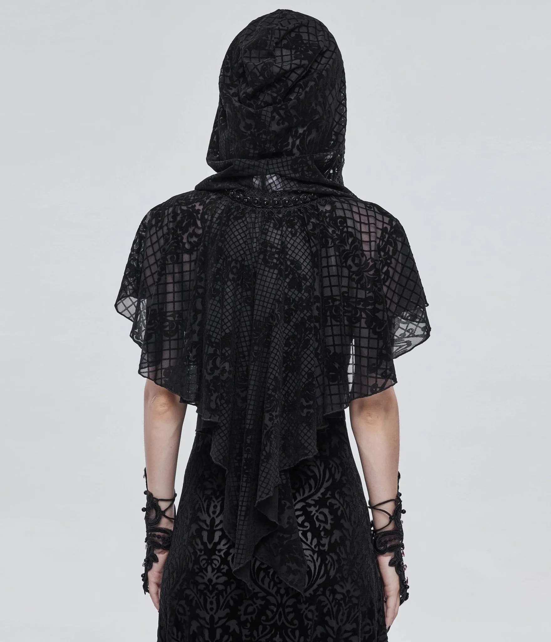 Black Lace Renaissance Cape