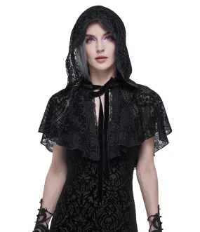 Black Lace Renaissance Cape