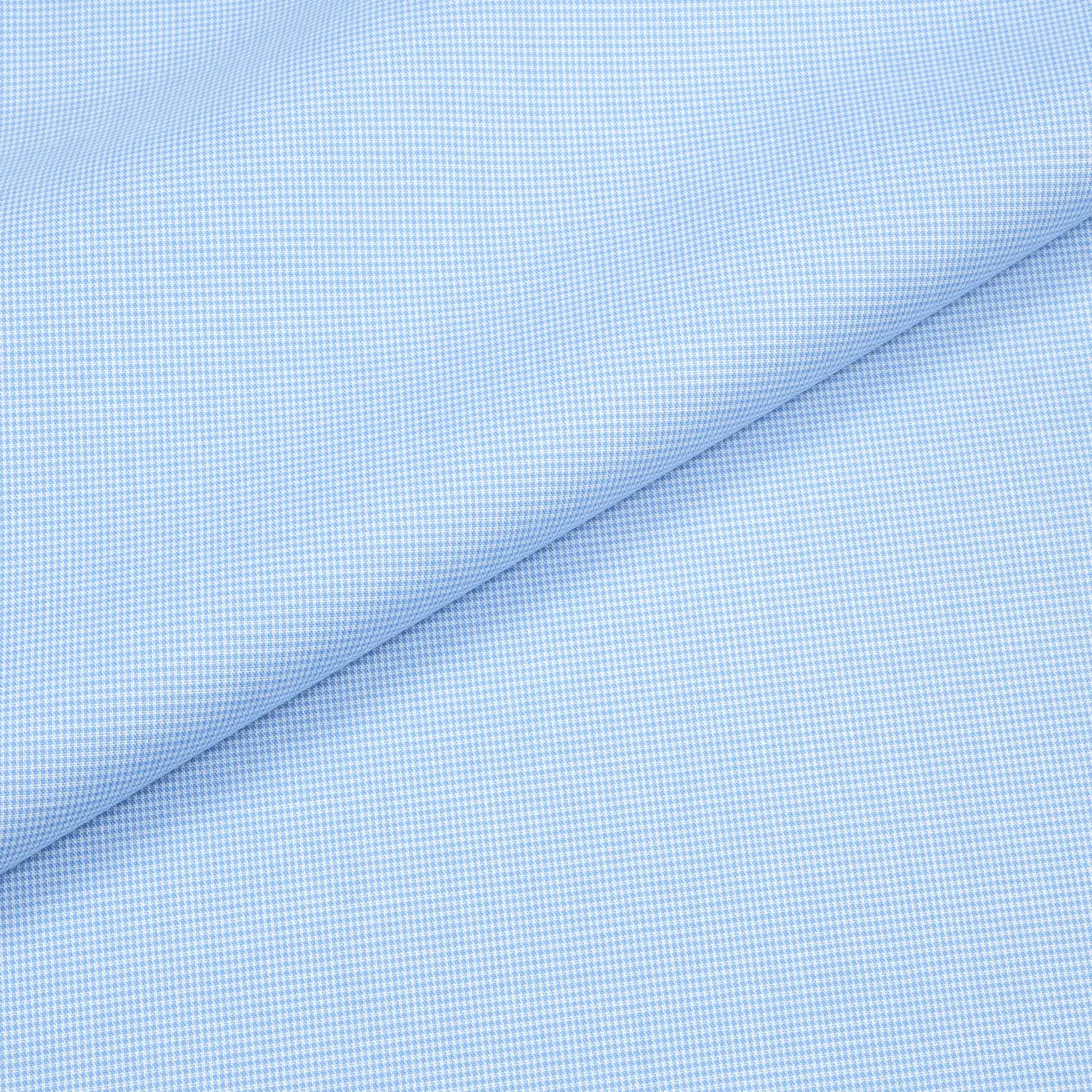 Blue Nailshead Cotton Shirt MFC0184