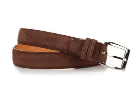 Brown Suede Belt