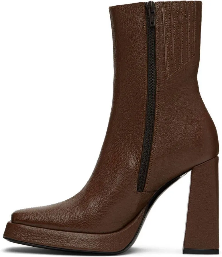 BY FAR Brown Vanya Boots