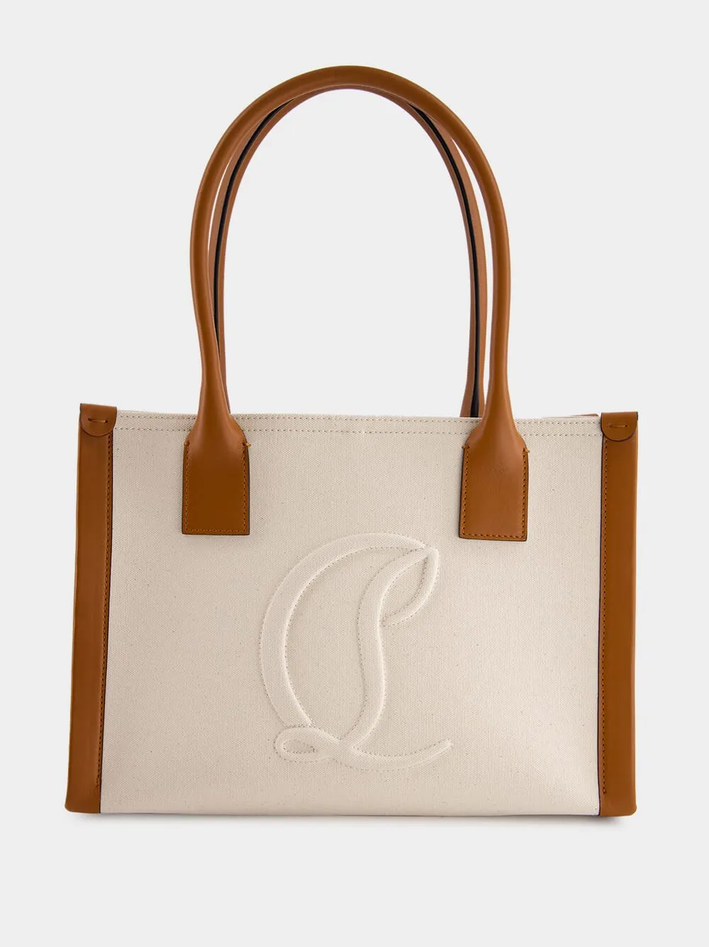 By My Side Small Beige Tote Bag