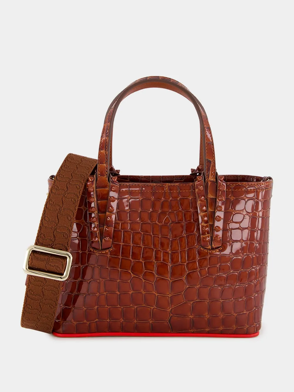 Cabata Mini Alligator-Embossed Tote Bag