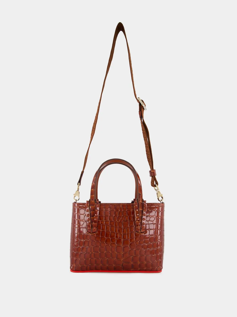 Cabata Mini Alligator-Embossed Tote Bag