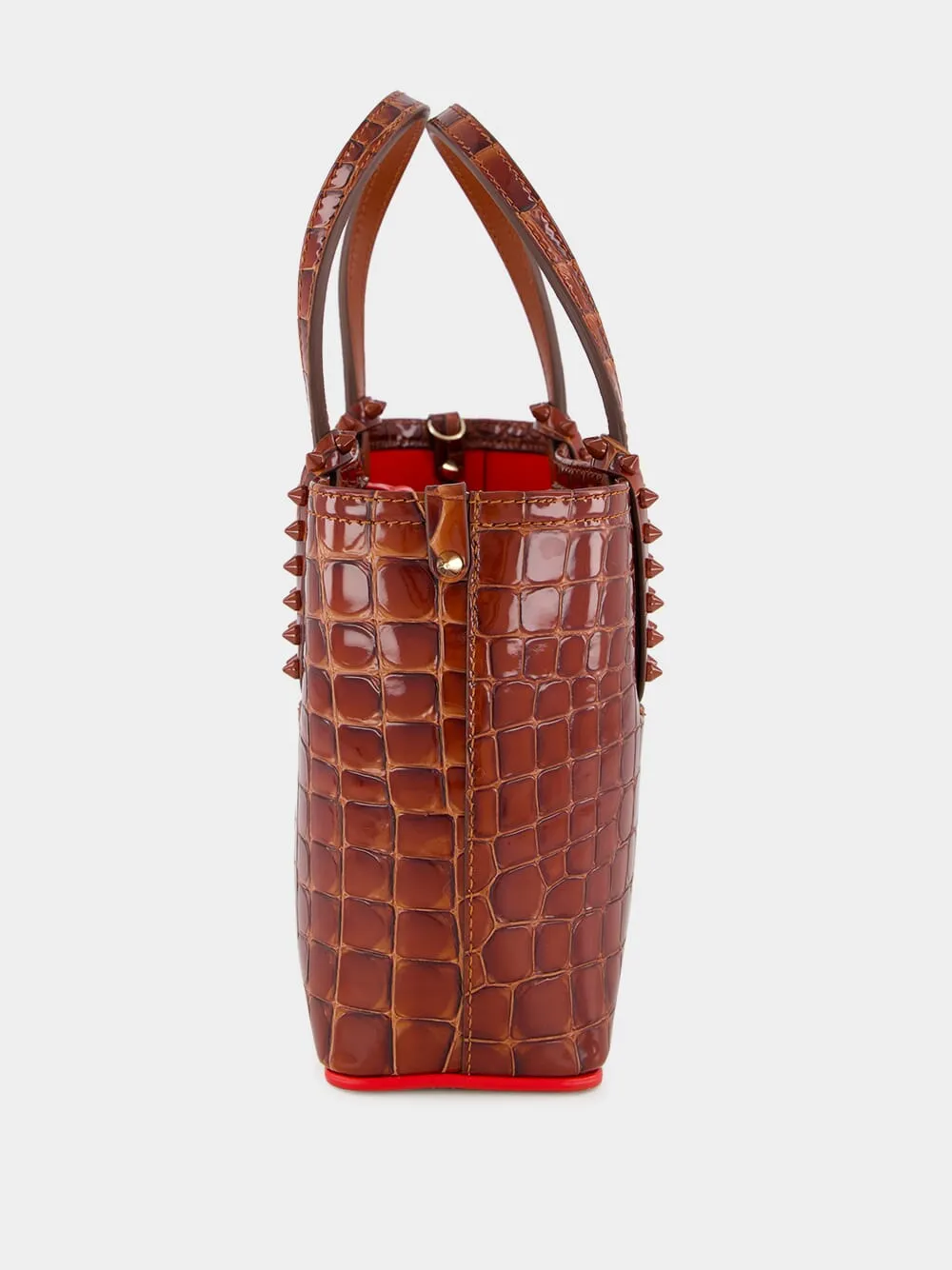 Cabata Mini Alligator-Embossed Tote Bag