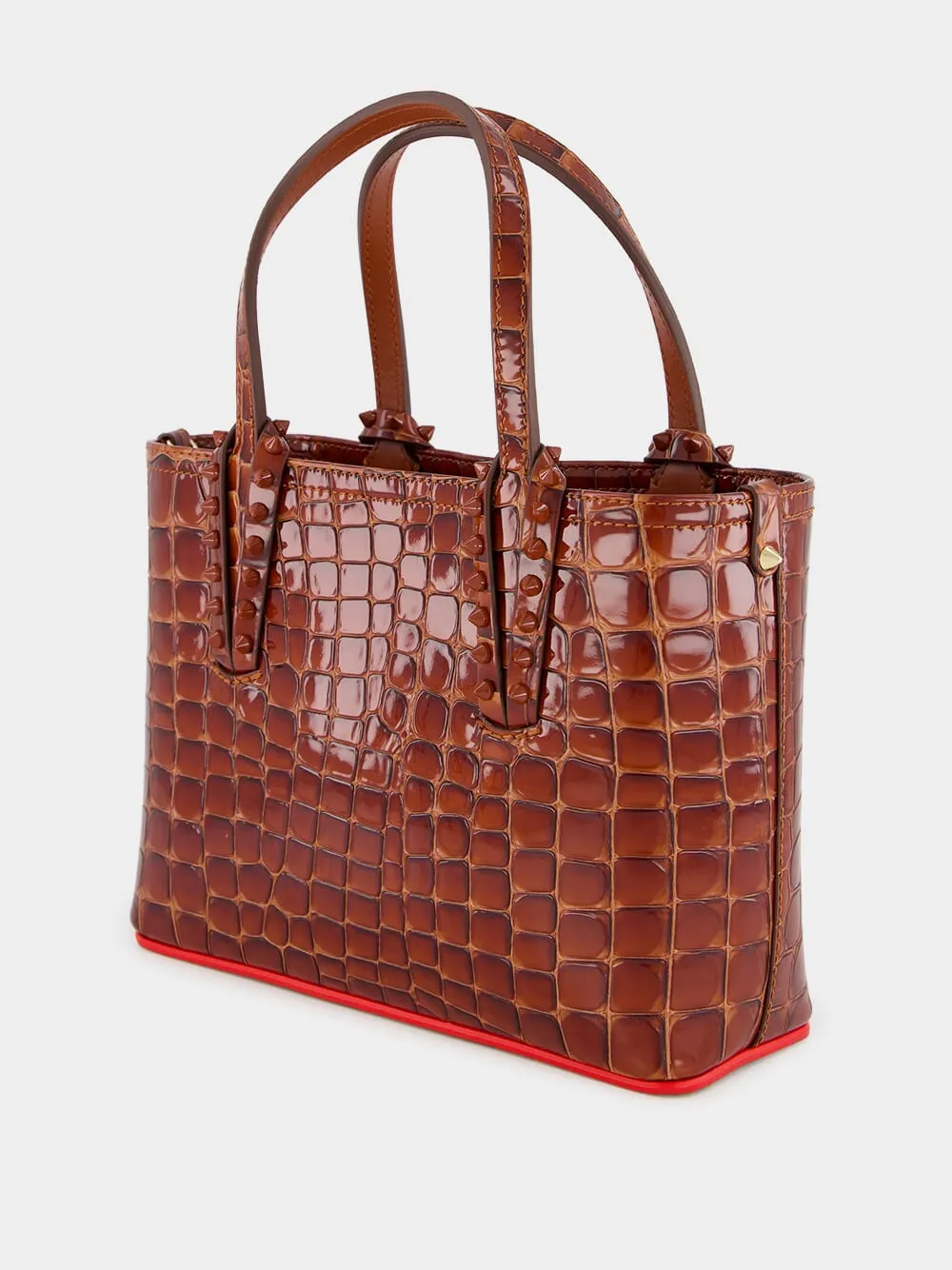 Cabata Mini Alligator-Embossed Tote Bag