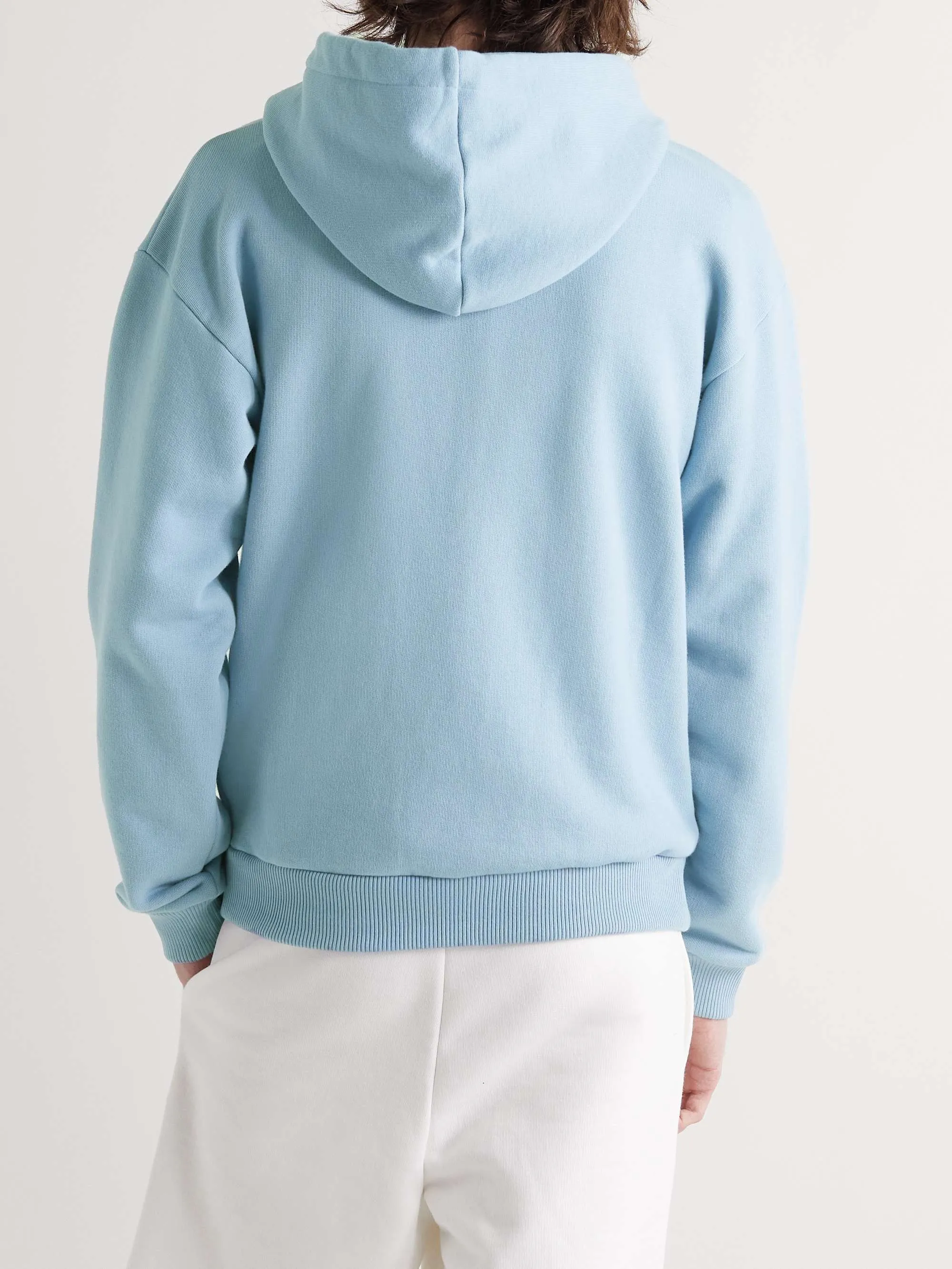 CELINE  |Long Sleeves Cotton Logo Hoodies & Sweatshirts