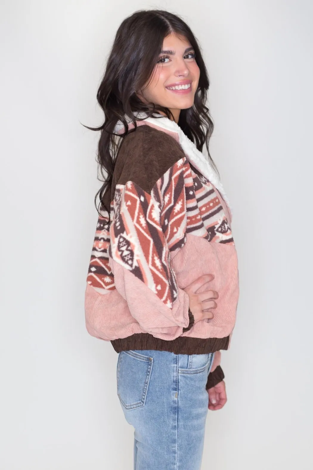 Cord Aztec Jacket