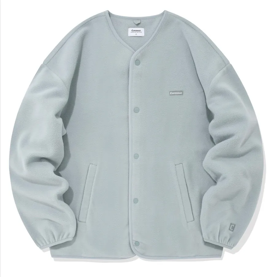 COVERNAT  |[COVERNAT]★ Fleece Collarless Jacket