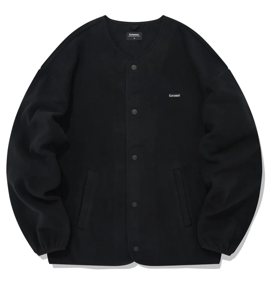 COVERNAT  |[COVERNAT]★ Fleece Collarless Jacket