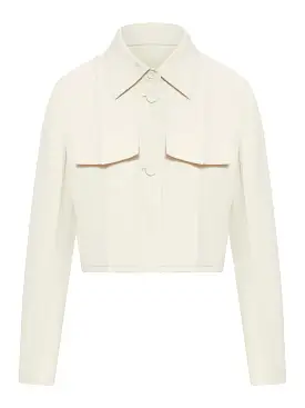 Cream gabardine jacket