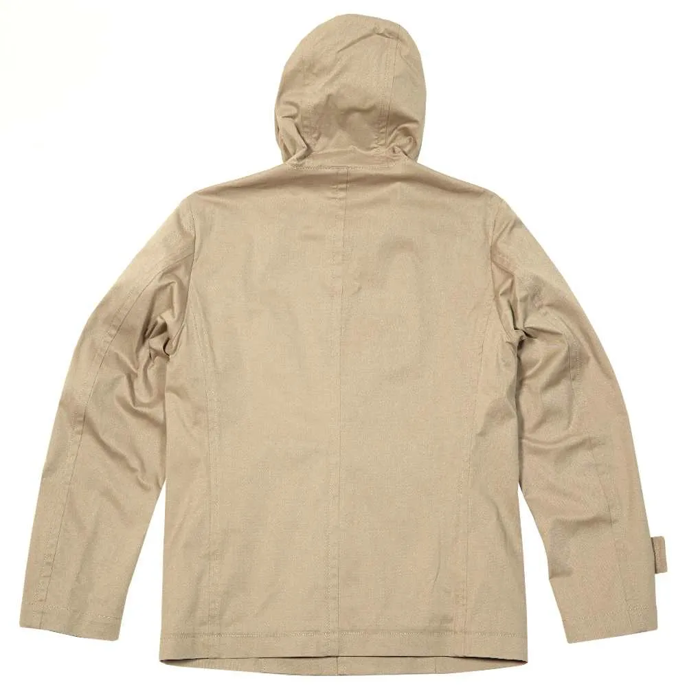 Edifice Chambray Twill Hooded JacketBeige