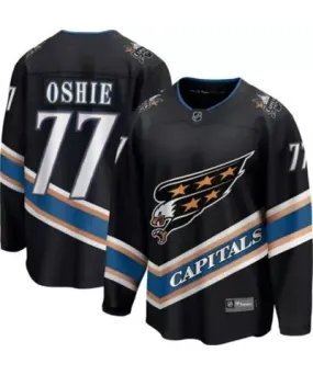 Fanatics Men's NHL Fanatics TJ Oshie Washington Capitals Alternate 50th Anniversary Premier Breakaway Player Jersey