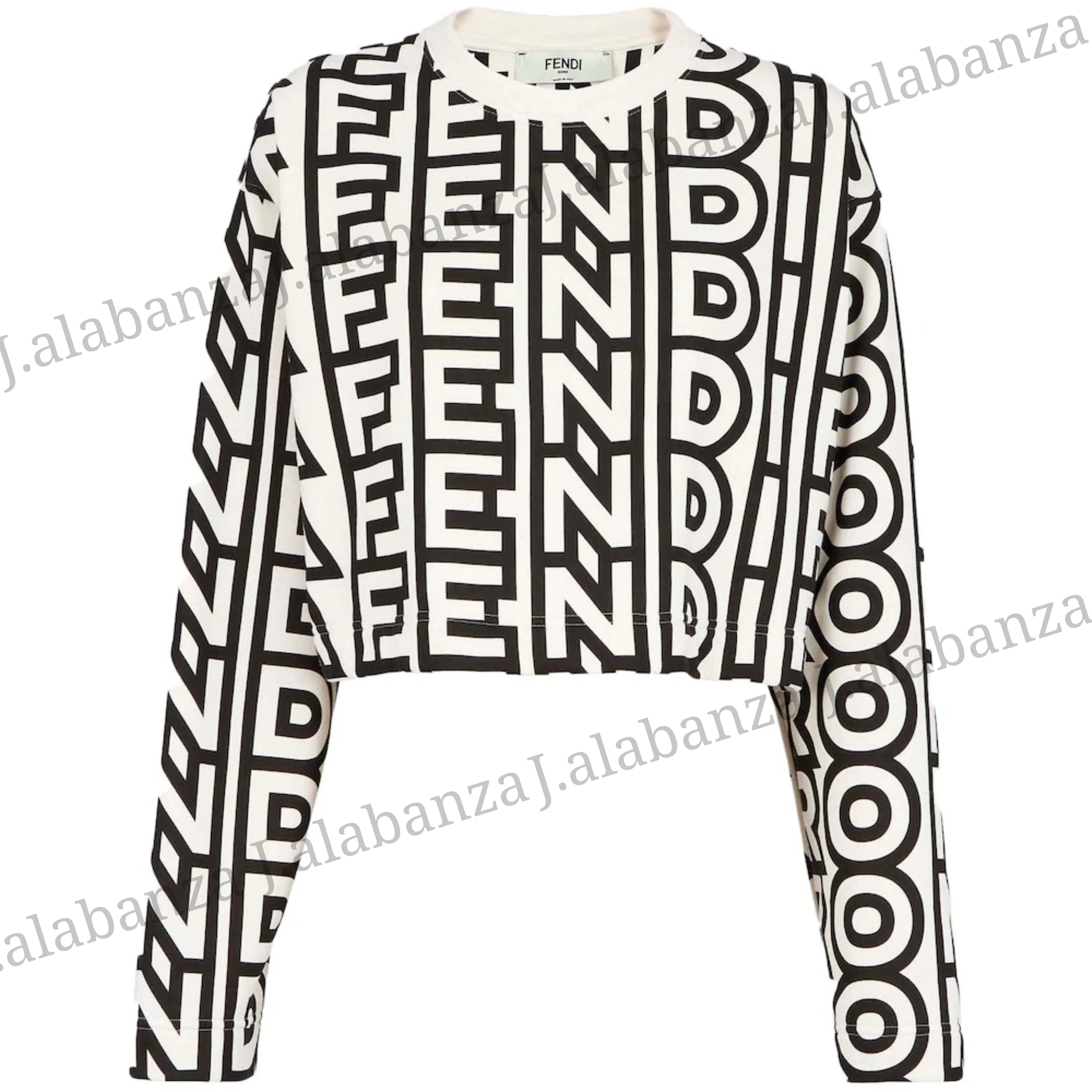 FENDI  |Collaboration Long Sleeves Logo Hoodies & Sweatshirts