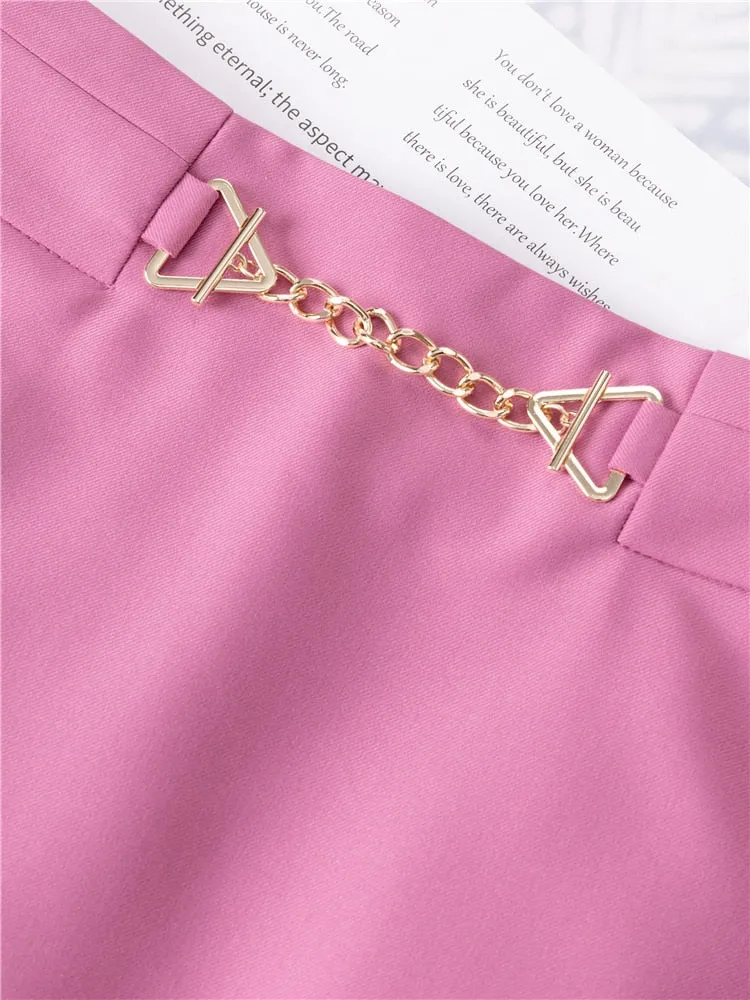 Flaunt Your Style at the Office with our Sexy High-Waisted Midi Pencil Skirt for Ladies