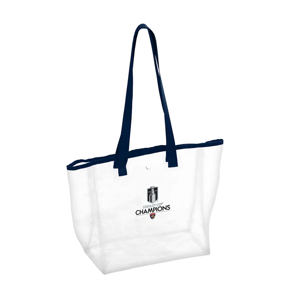 Florida Panthers 2024 Stanley Cup Champions Stadium Clear Tote Bag