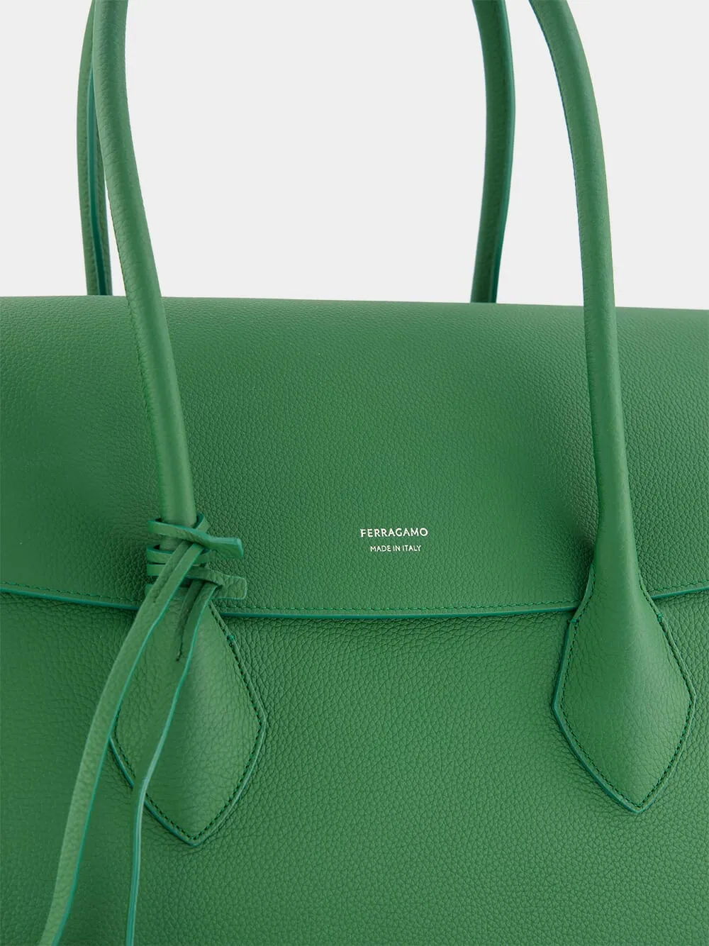 Forest Green Large Tote Bag