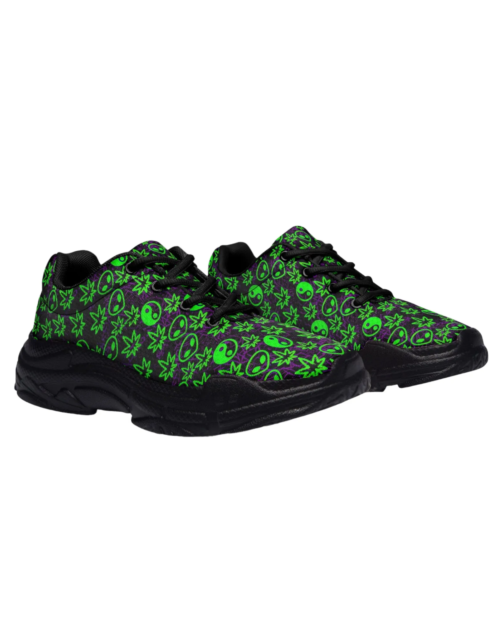 Ganja Graffiti Chunky Festival Sneakers