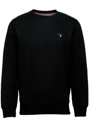 GANT Basic Crew Sweatshirt Black