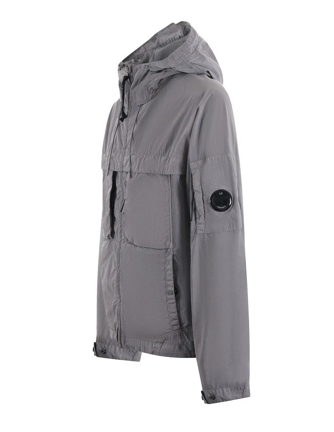 Giubbino C.P. Company uomo 16CMOW036A Chrome hooded grigio