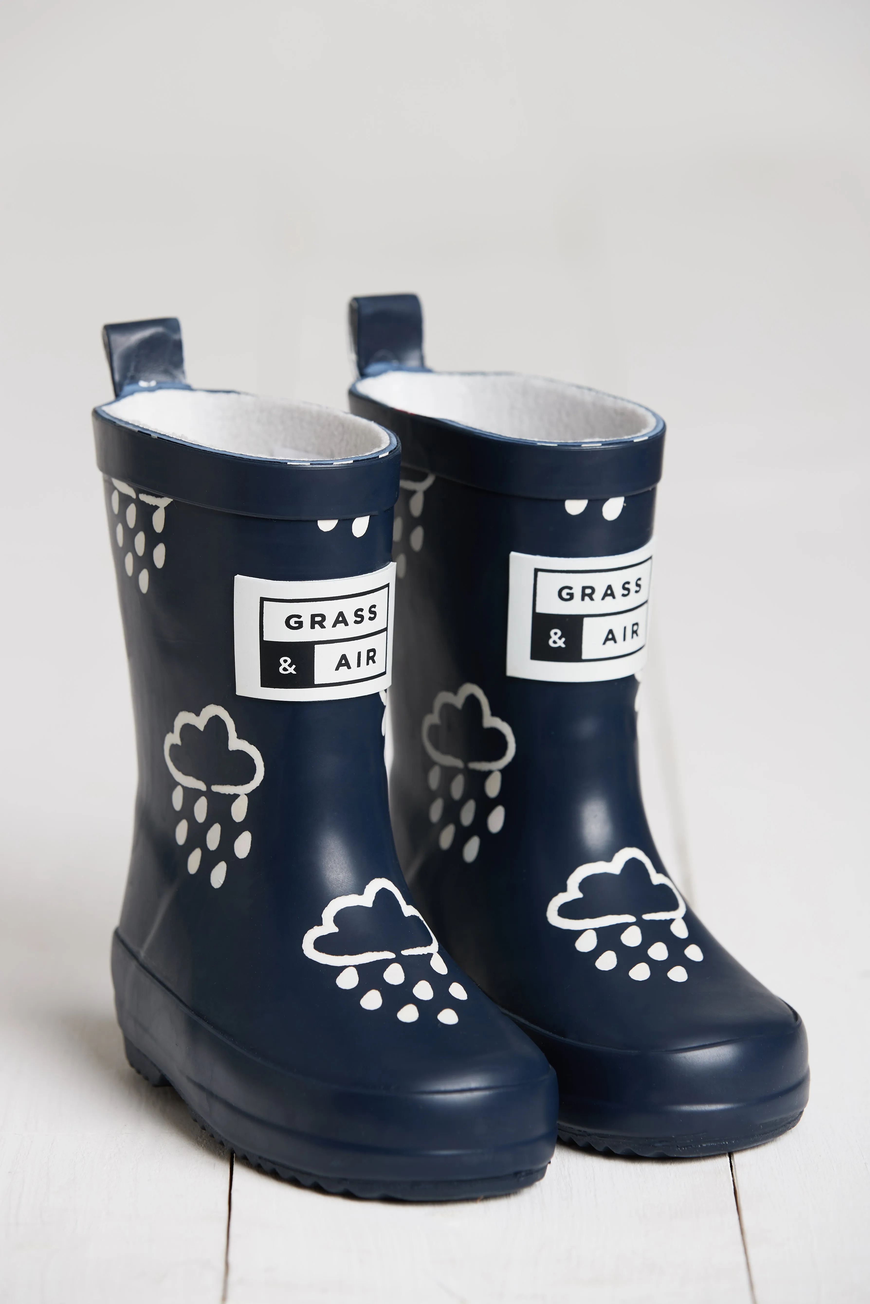 Grass & Air Mini Adventure Boots with Bag - Navy