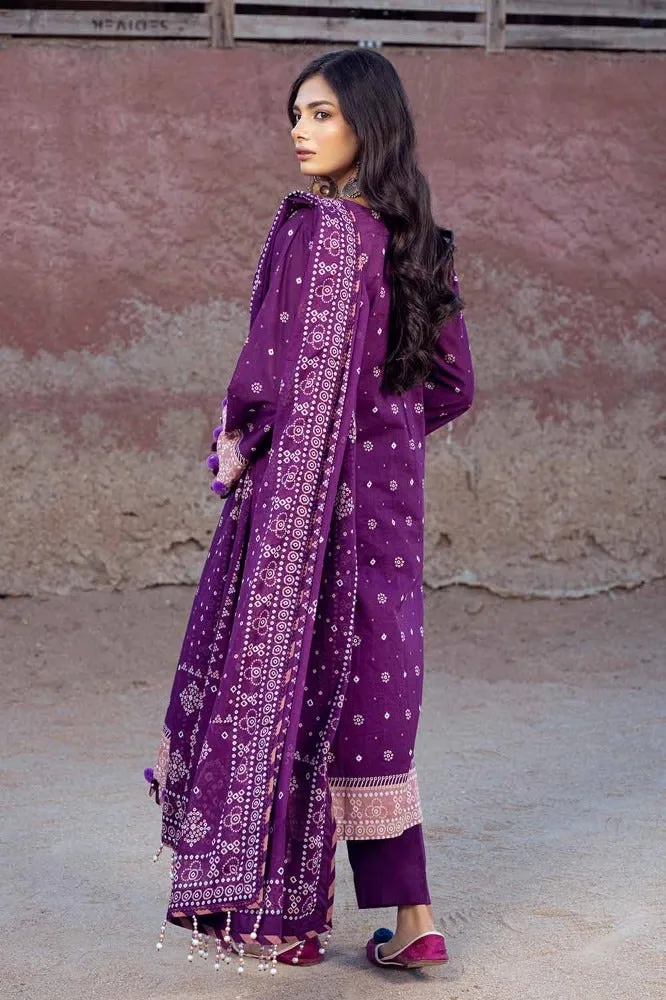 Gul Ahmed Chunri Embroidered Lawn Unstitched 3Pc Suit CL-42037A