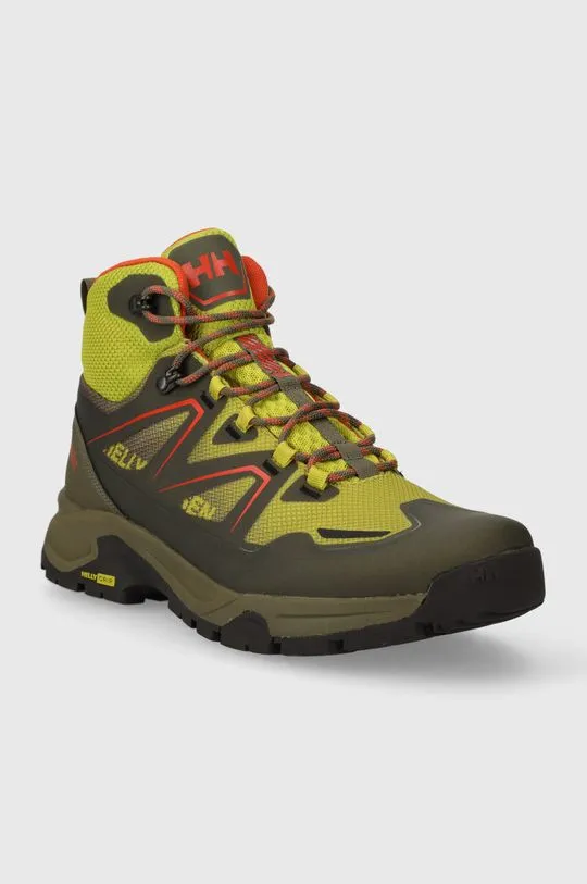 Helly Hansen shoes CASCADE MID men's green color