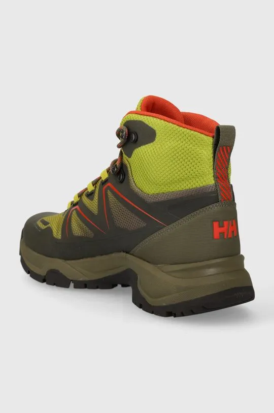 Helly Hansen shoes CASCADE MID men's green color