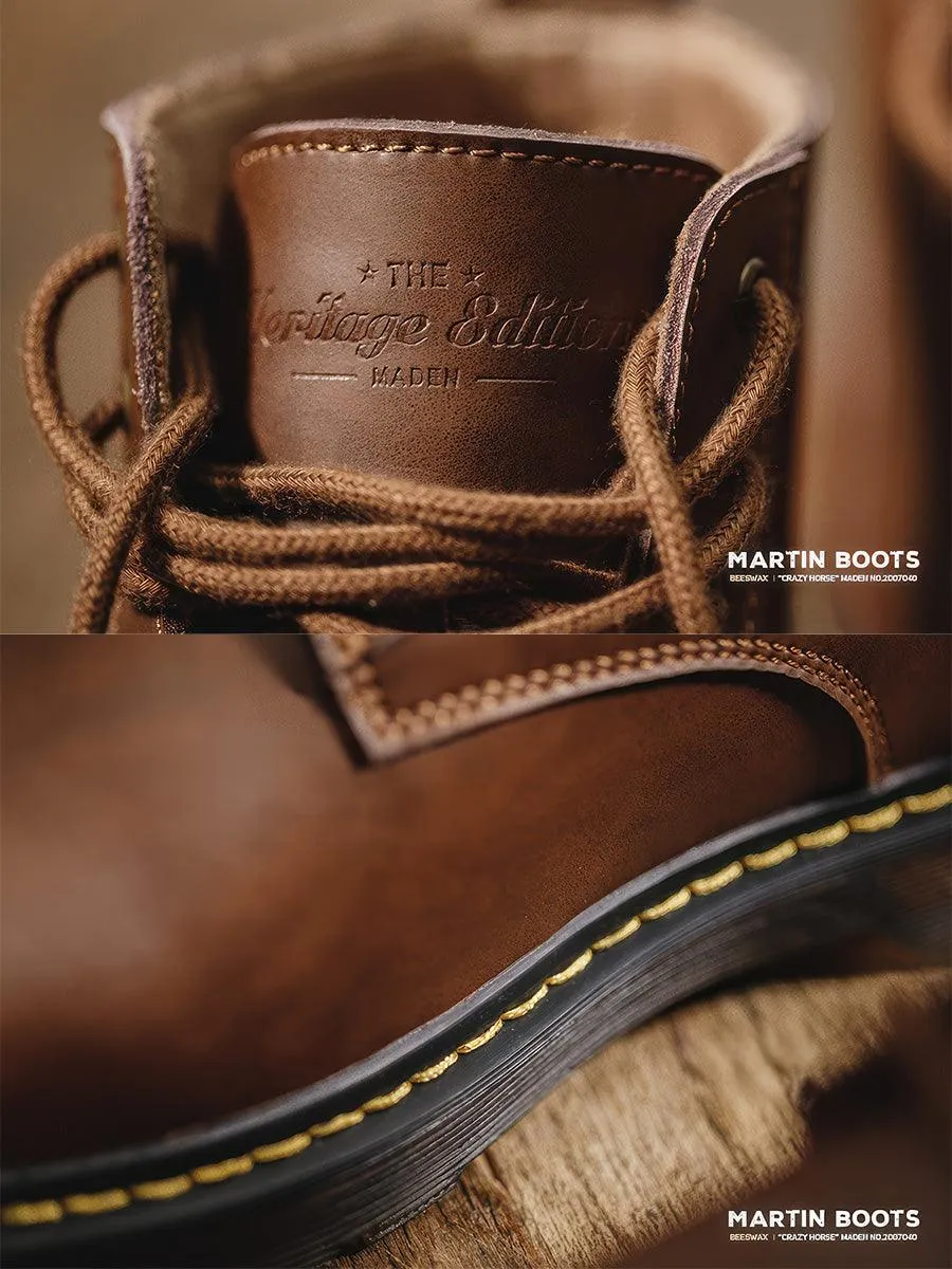 Heritage Edition Brown Martin Boots