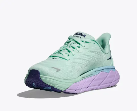 Hoka Women’s Arahi 6 Athletic Shoes-Sunlit Ocean/Lilac Mist